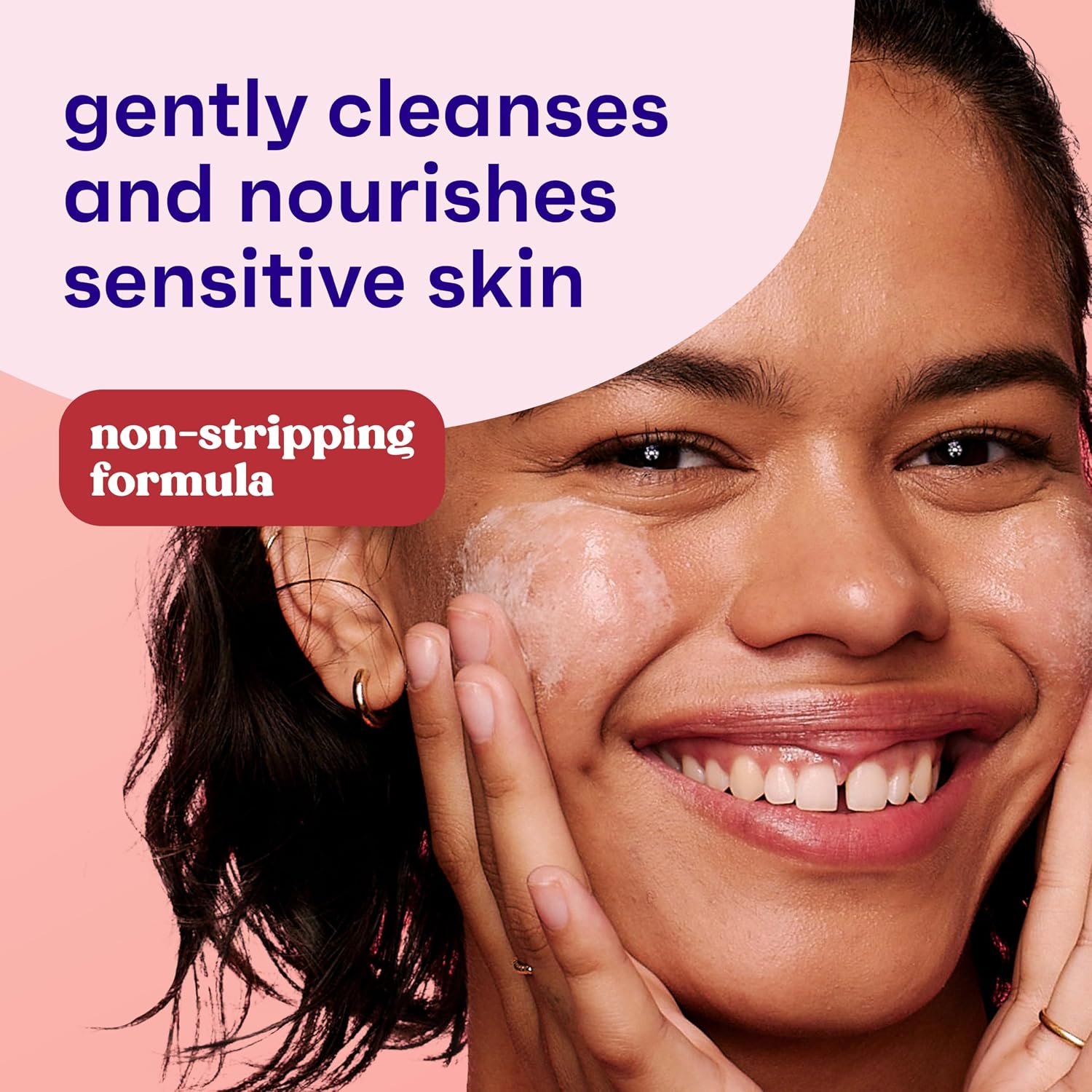 Clean & Clear Essentials Oil-Free Foaming Facial Cleanser, 8 fl oz - Image 2